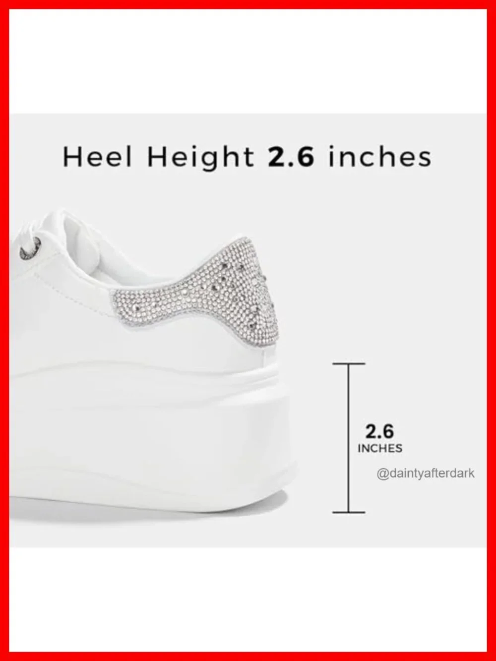 Women's Platform Sneakers Thick Sole 2.6